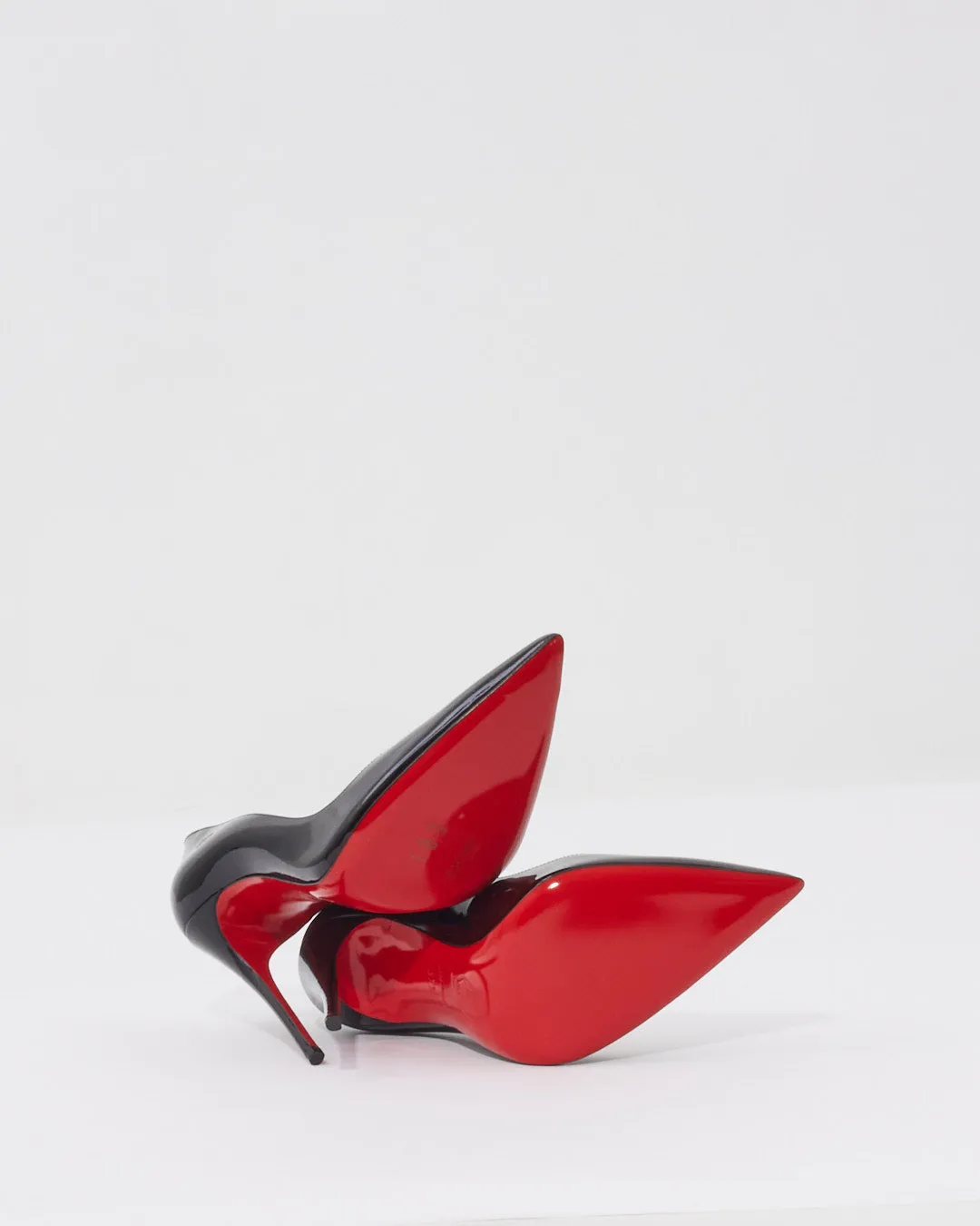 Christian Louboutin Black Patent So Kate Pumps - 37.5