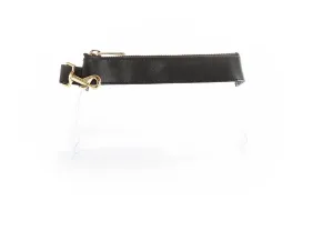 Classic Black CLEAR Bag  -Leather Trim
