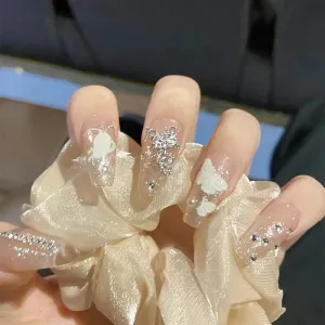 Coffin 3D butterfly rhinestone