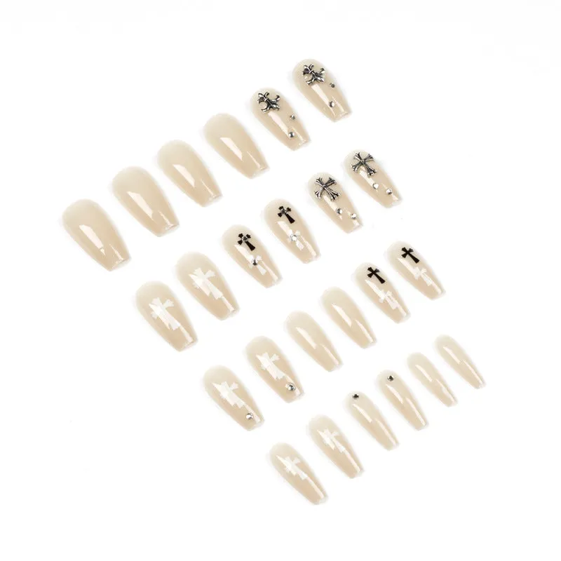 Coffin Crocentric Rhinestone Nude