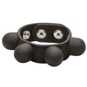 Colt Stretchy Black Weighted Ball Stretcher Cock Ring