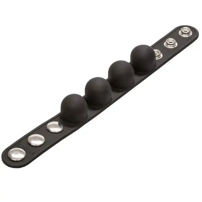 Colt Stretchy Black Weighted Ball Stretcher Cock Ring