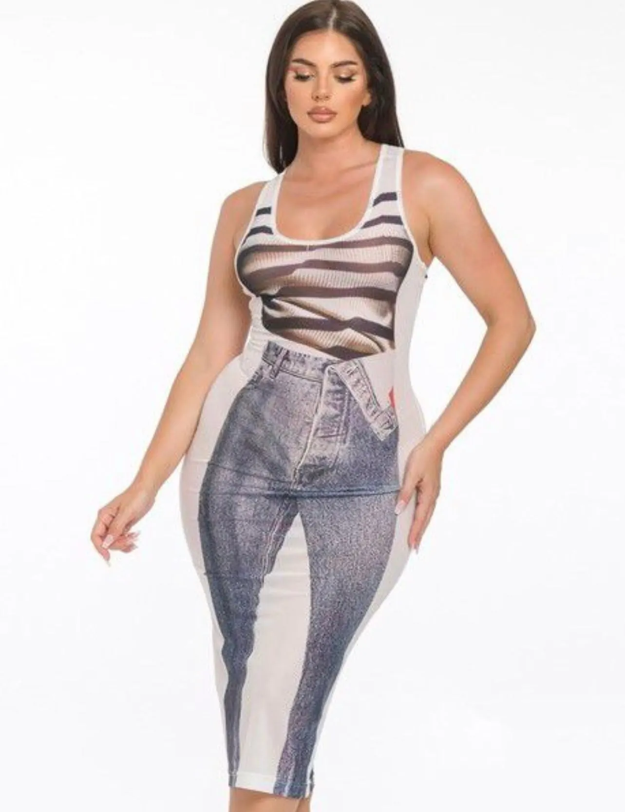 Curves are Curving Baddie Maxi Dress