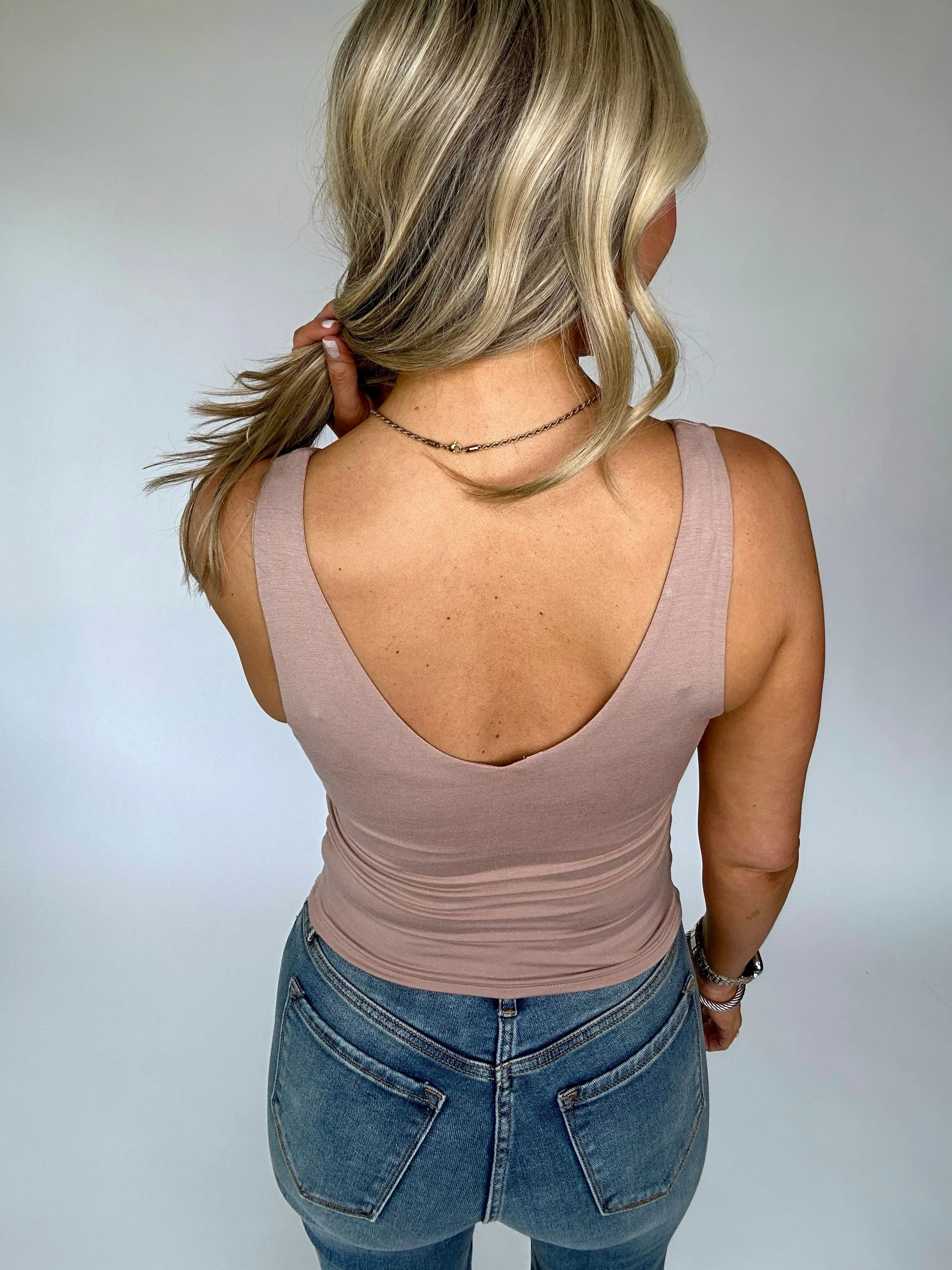 Daily Dose Double Layer Tank - Nude