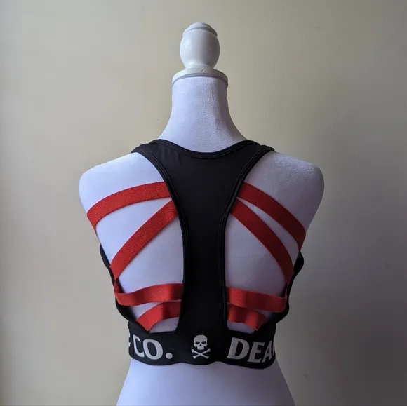 Death Wish Coffee Death Bolt Sports Bra Large