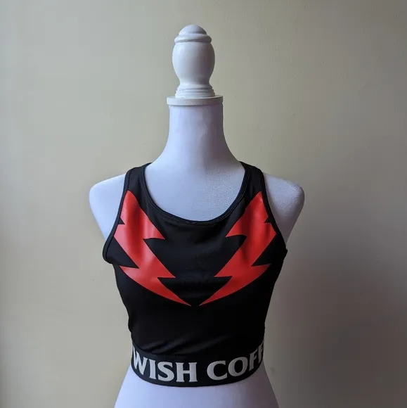 Death Wish Coffee Death Bolt Sports Bra Large