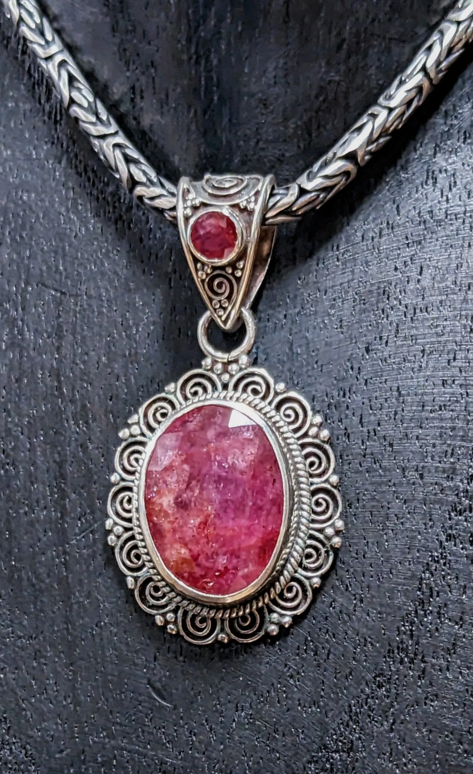 Elegant Passion Ruby Pendant
