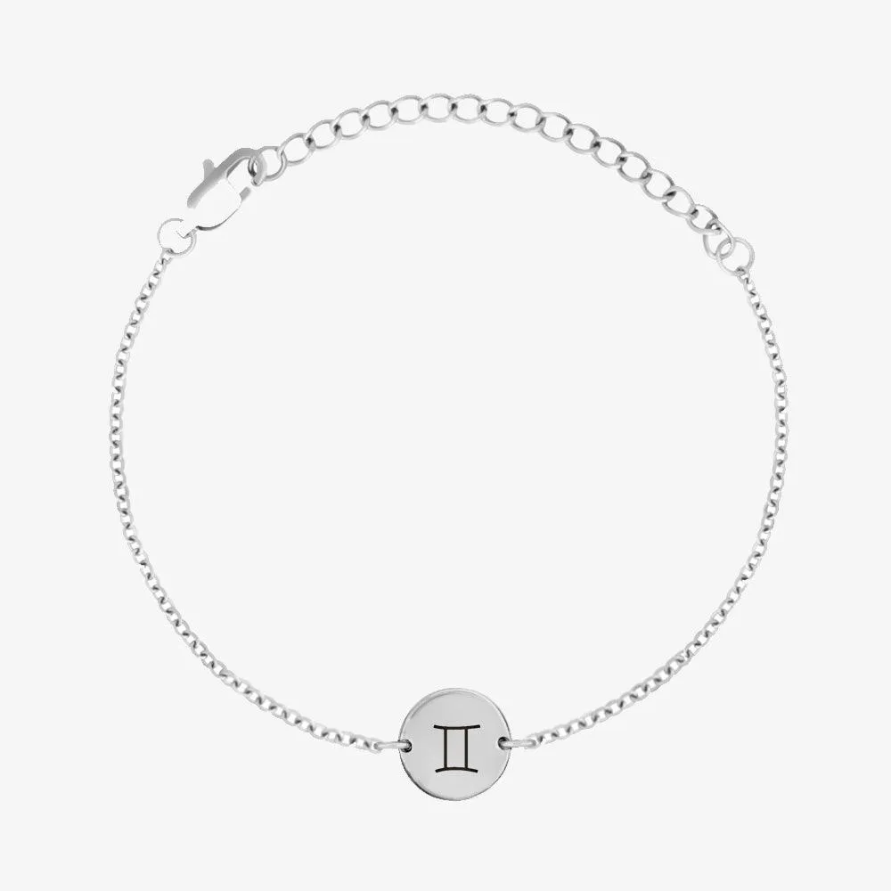 Elegant Zodiac Sign Coin Bracelet