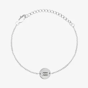 Elegant Zodiac Sign Coin Bracelet