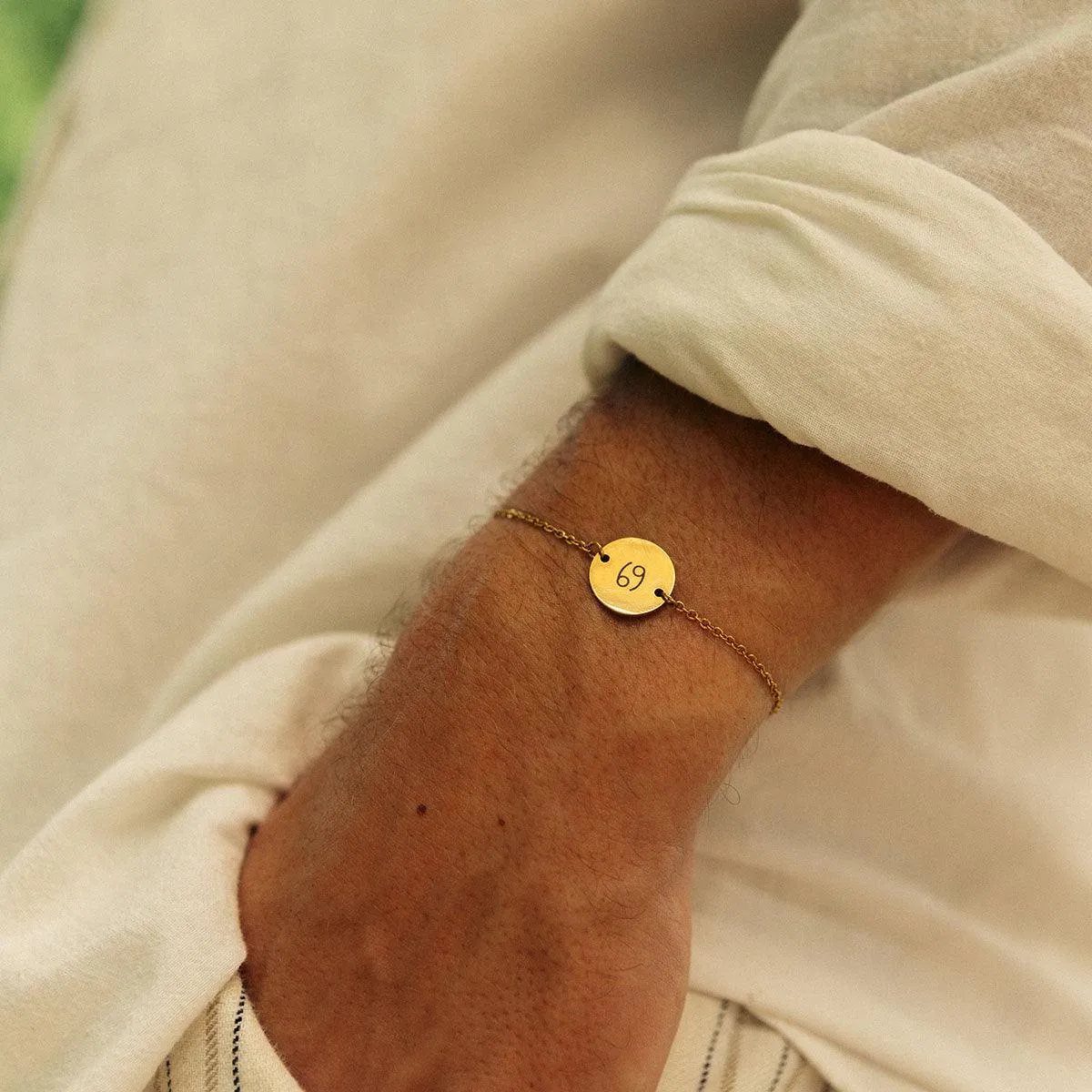 Elegant Zodiac Sign Coin Bracelet