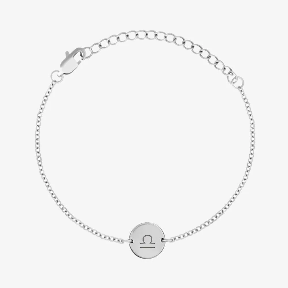 Elegant Zodiac Sign Coin Bracelet