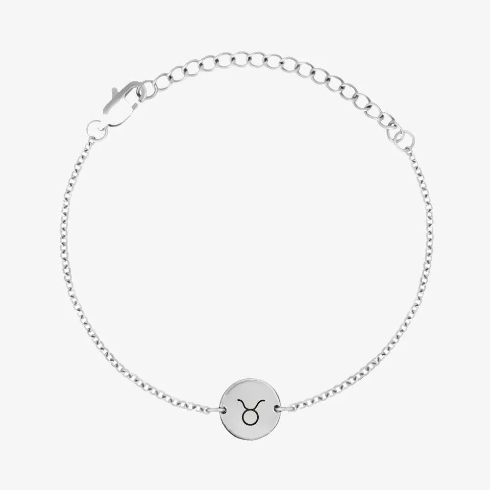 Elegant Zodiac Sign Coin Bracelet