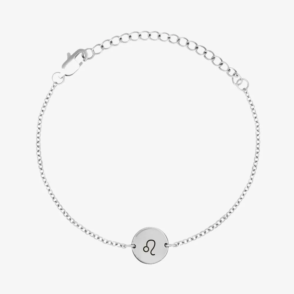 Elegant Zodiac Sign Coin Bracelet