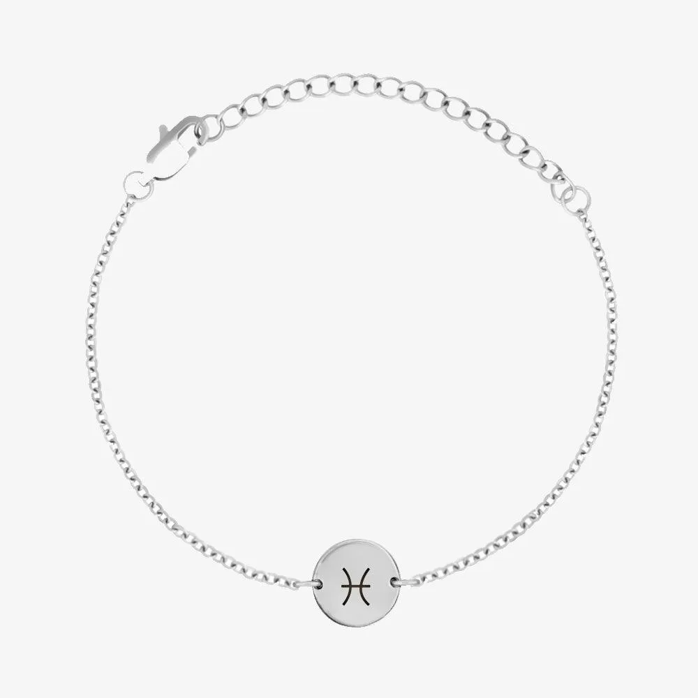 Elegant Zodiac Sign Coin Bracelet