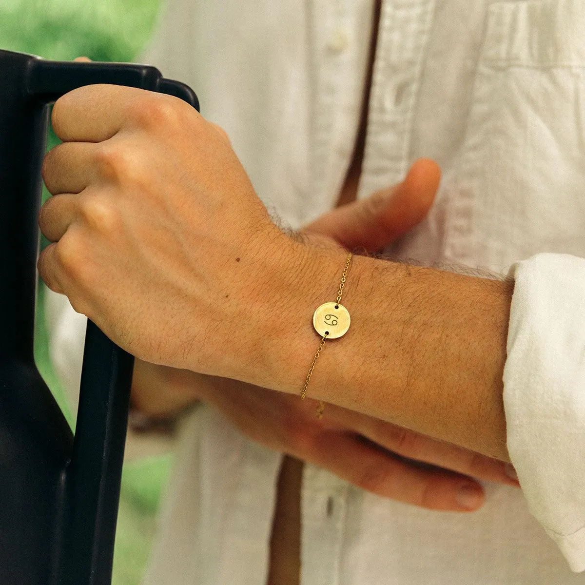 Elegant Zodiac Sign Coin Bracelet