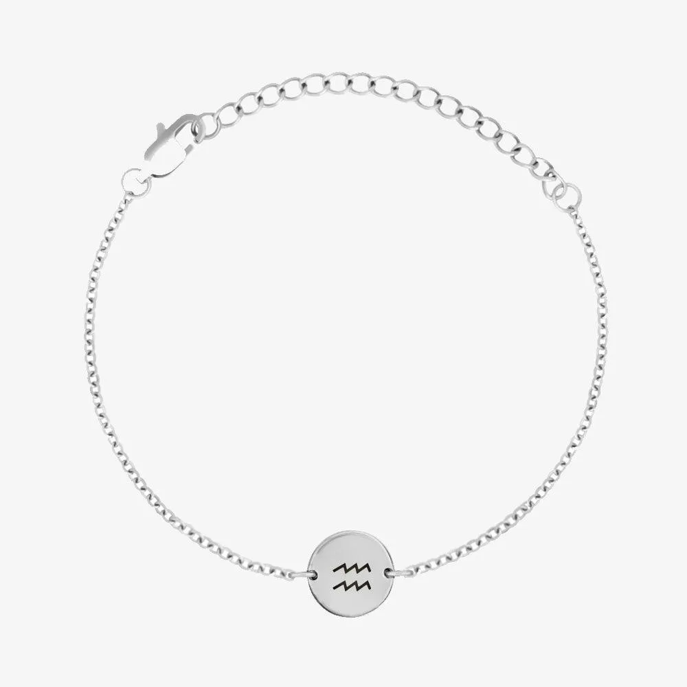 Elegant Zodiac Sign Coin Bracelet