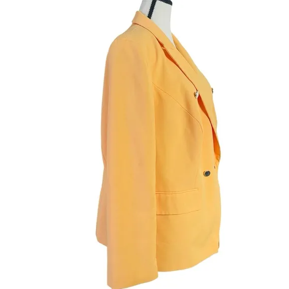 Emily Women's Double-Breasted Yellow Blazer