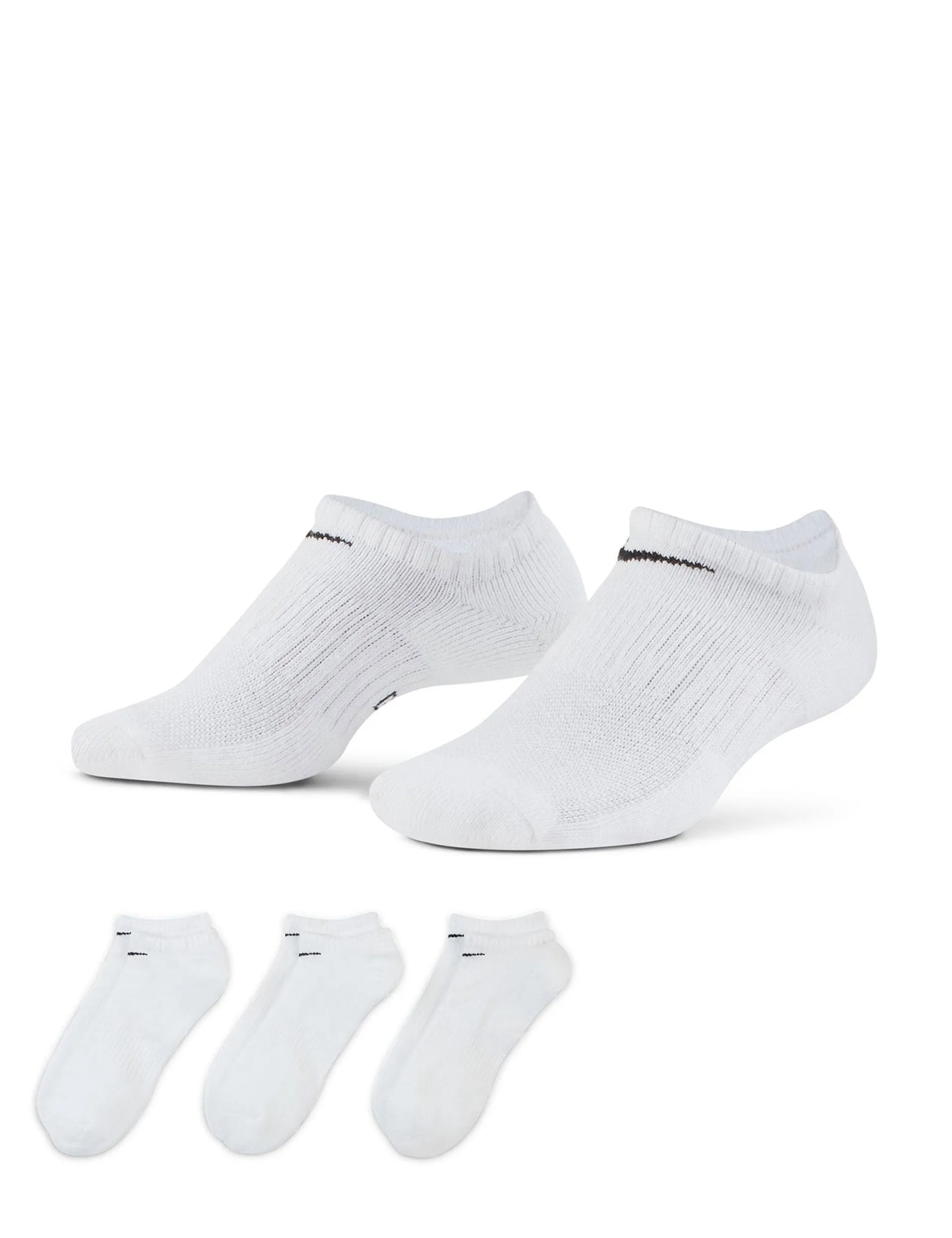 Everyday Cushioned Socks (3 pairs) - White/Black
