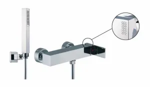 Fima by Nameeks Brick Chic Wall Mount Thermostatic Shower Faucet