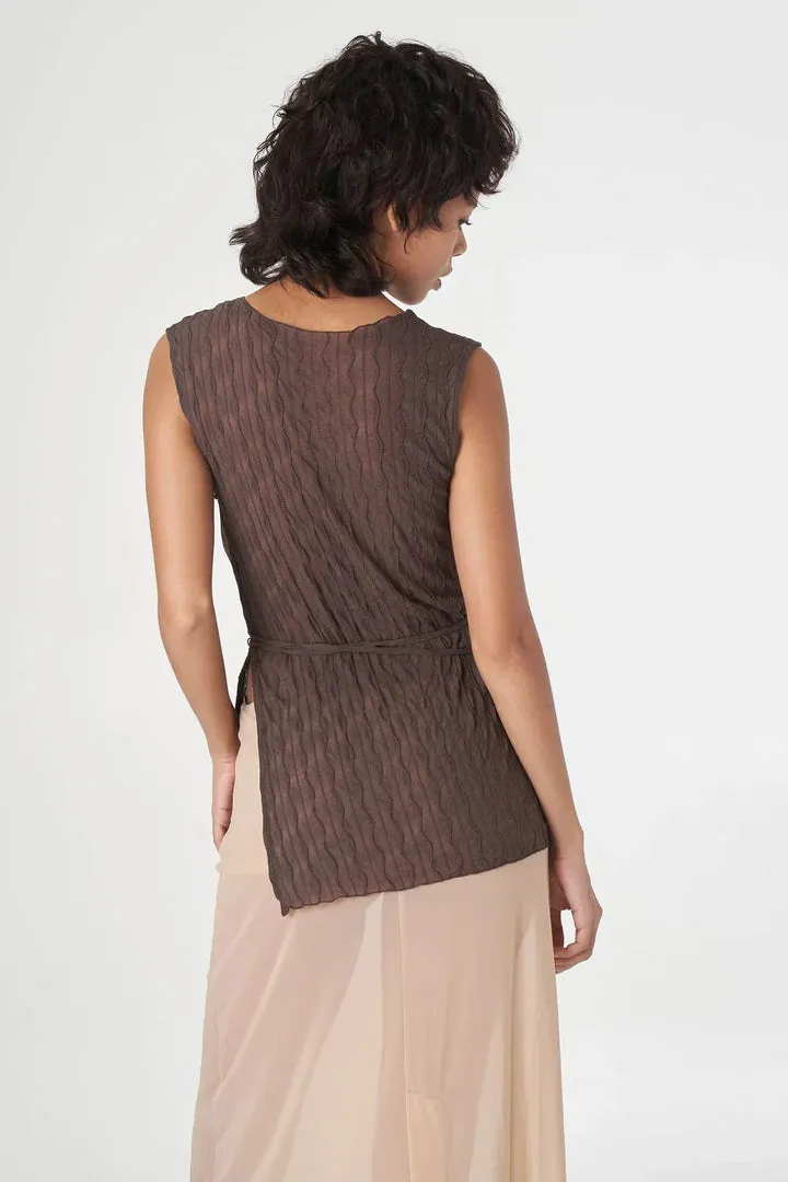 Find Me Now - Ruched Ross Tunic (Toffee)