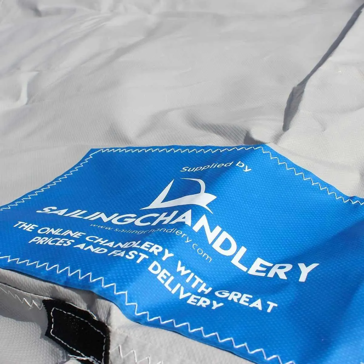 Finn Dinghy Cover - Boom Up - PVC Grey