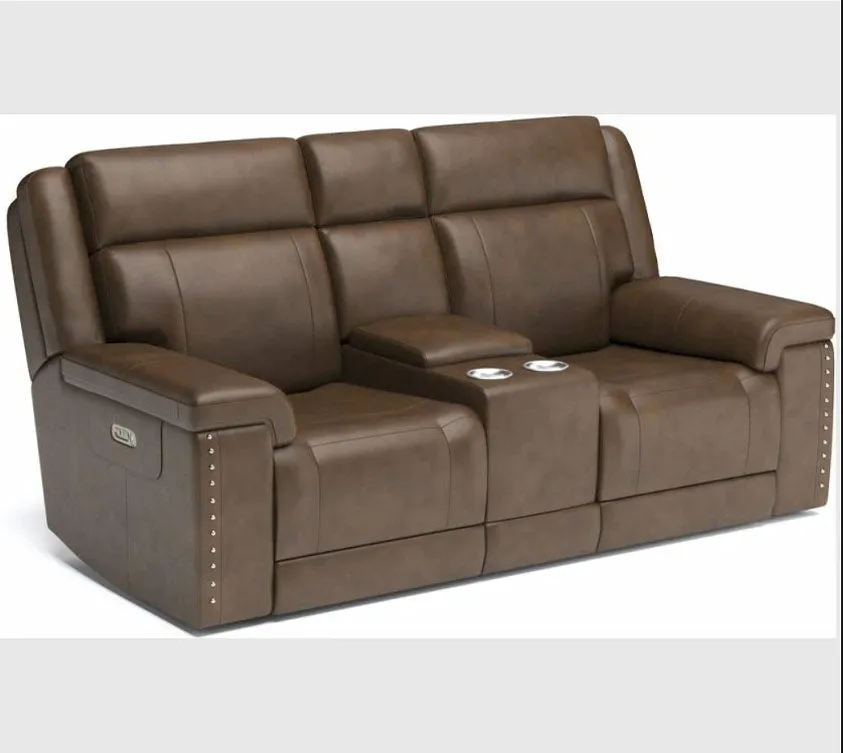 Flexsteel Yuma Power Recliner 3-Piece Ensemble In Caramel
