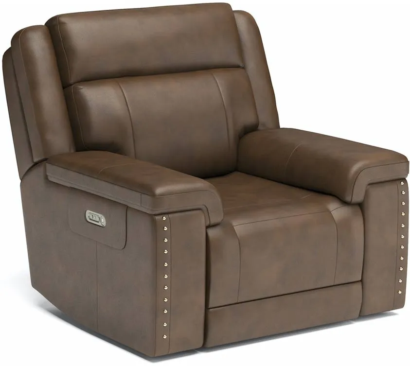 Flexsteel Yuma Power Recliner 3-Piece Ensemble In Caramel