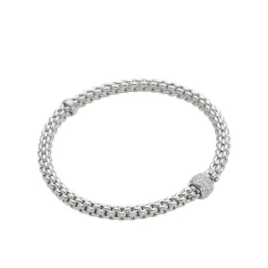 FOPE 'Solo' Pave Diamond Stretchy Bracelet (634B)