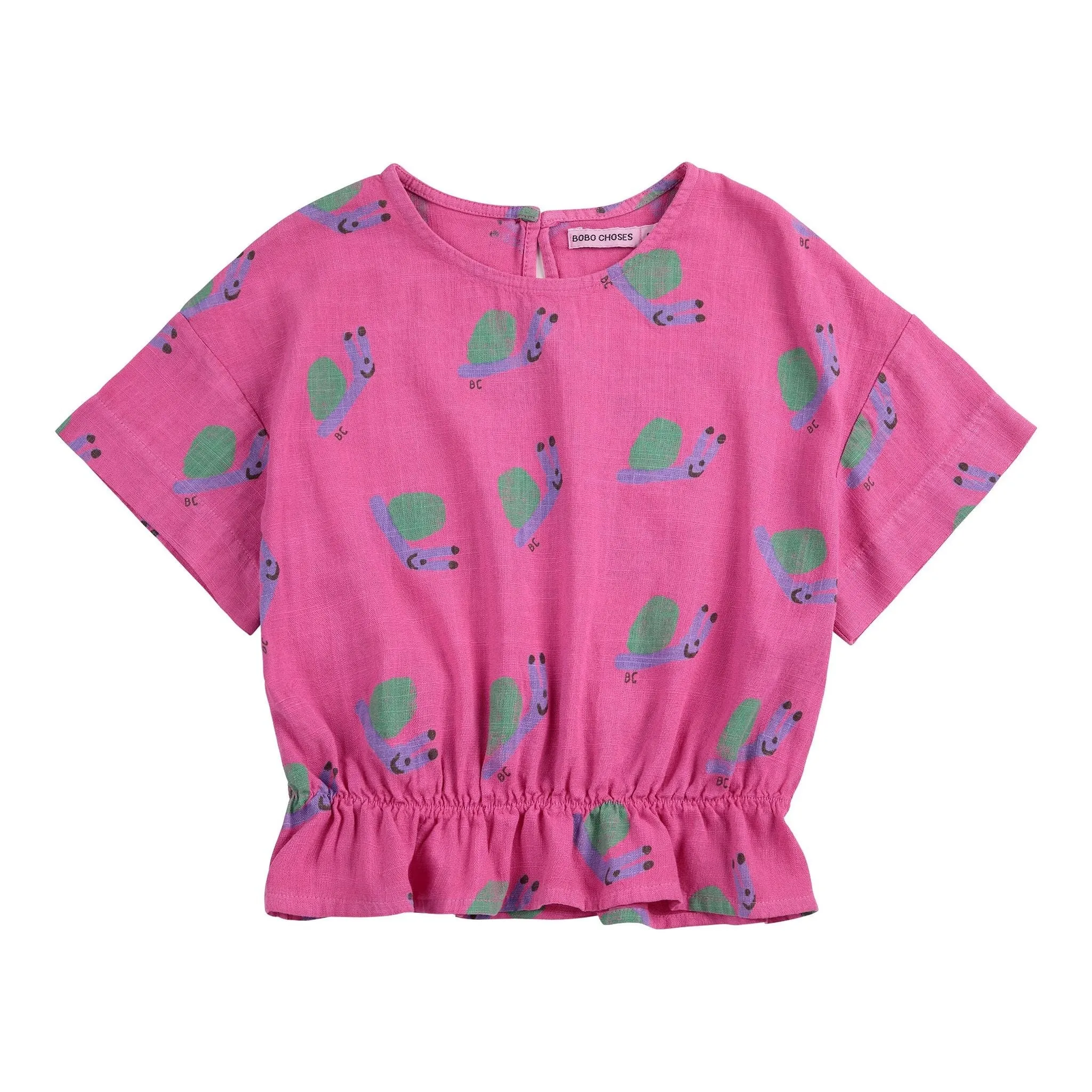 Funny Snail All Over Woven Blouse