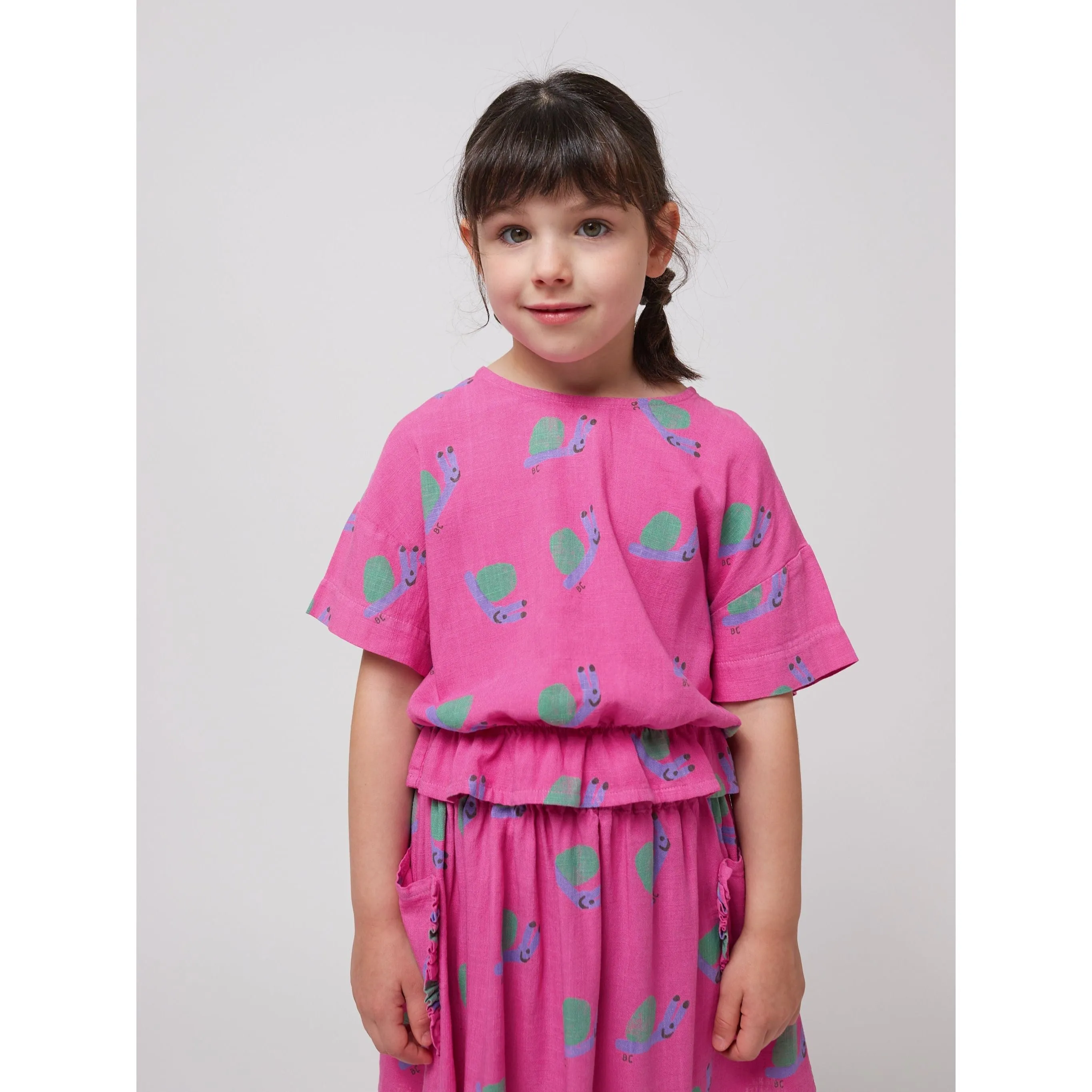 Funny Snail All Over Woven Blouse