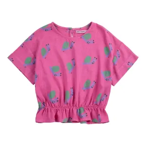 Funny Snail All Over Woven Blouse