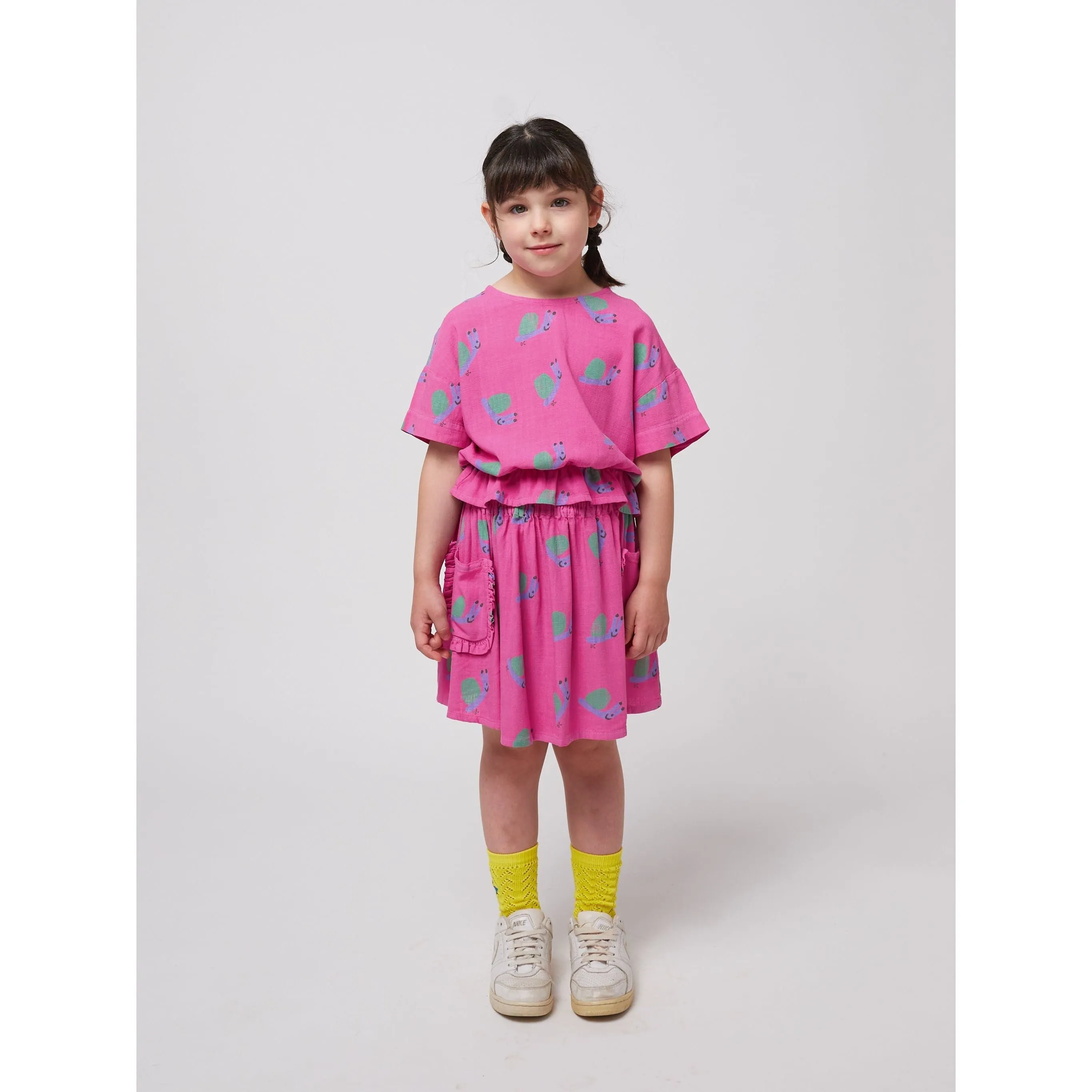 Funny Snail All Over Woven Blouse