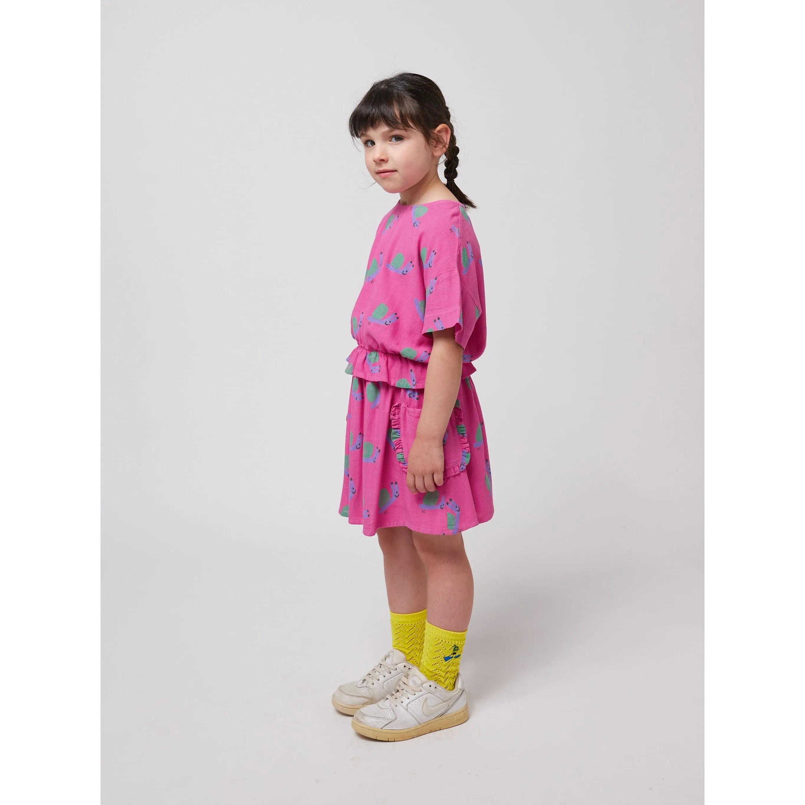 Funny Snail All Over Woven Blouse