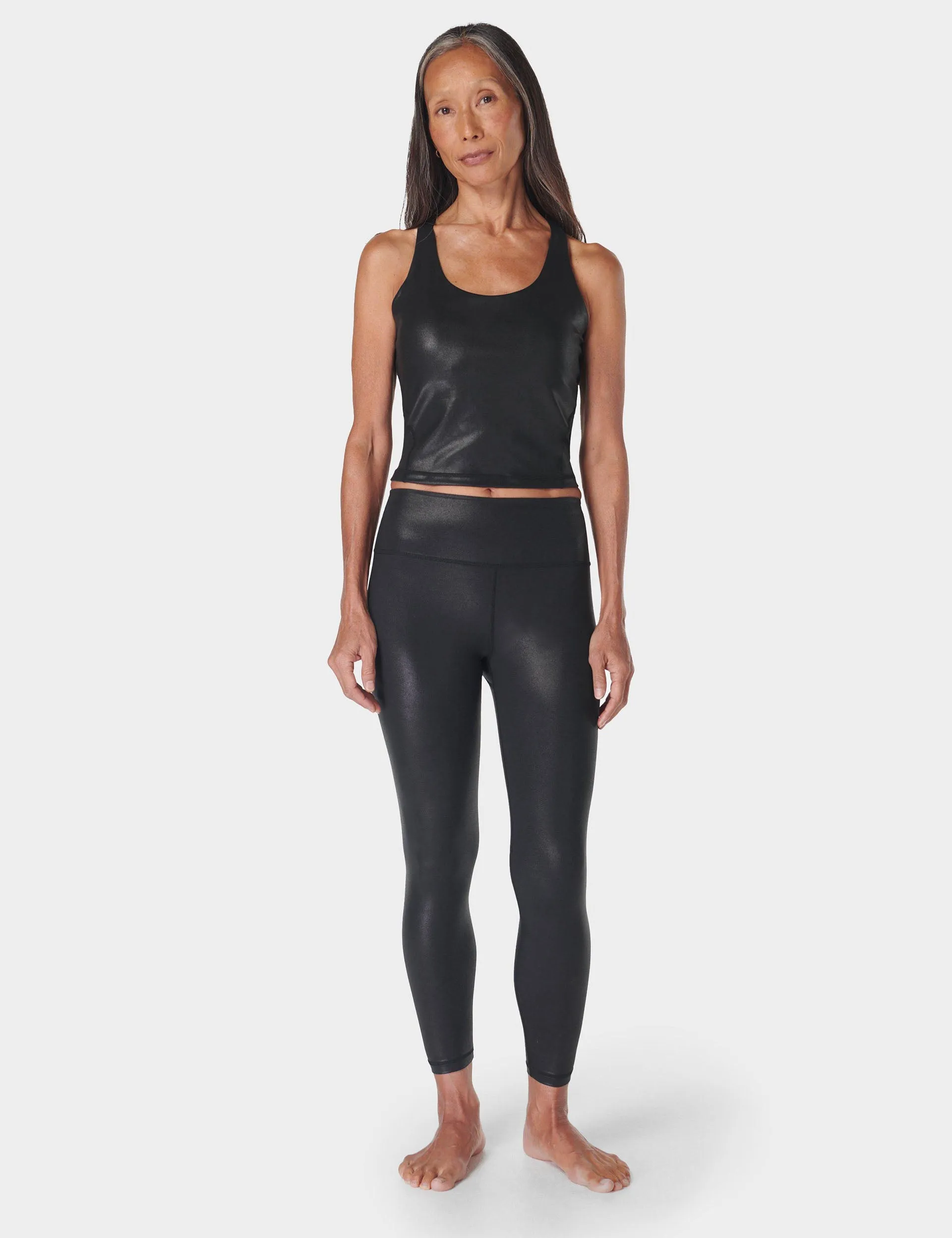 Glow Shine 7/8 Legging - Black