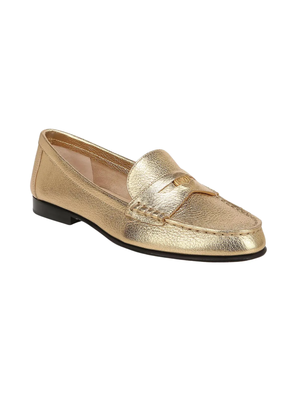 Gold Penny Loafer