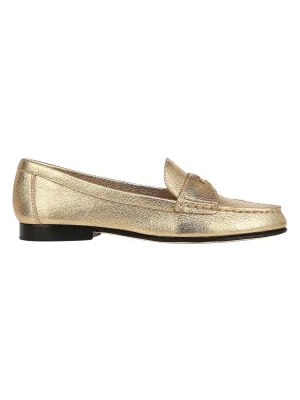Gold Penny Loafer