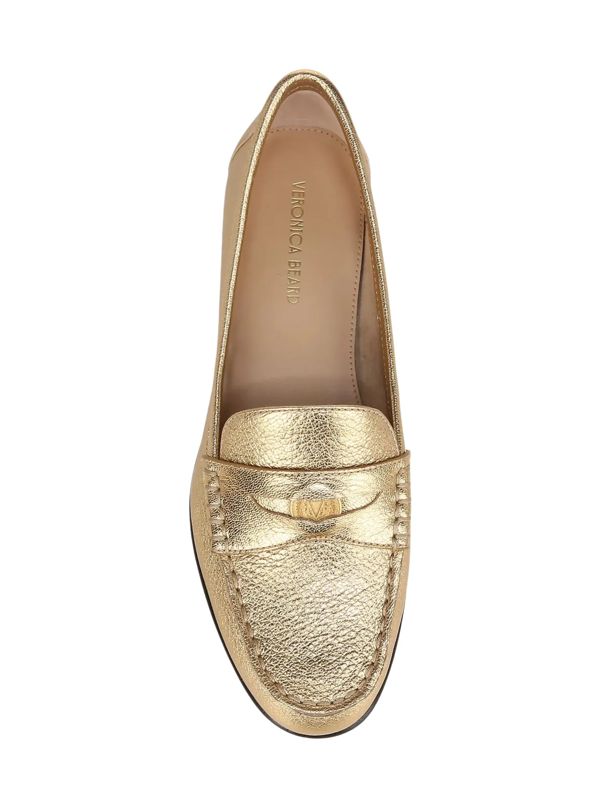 Gold Penny Loafer