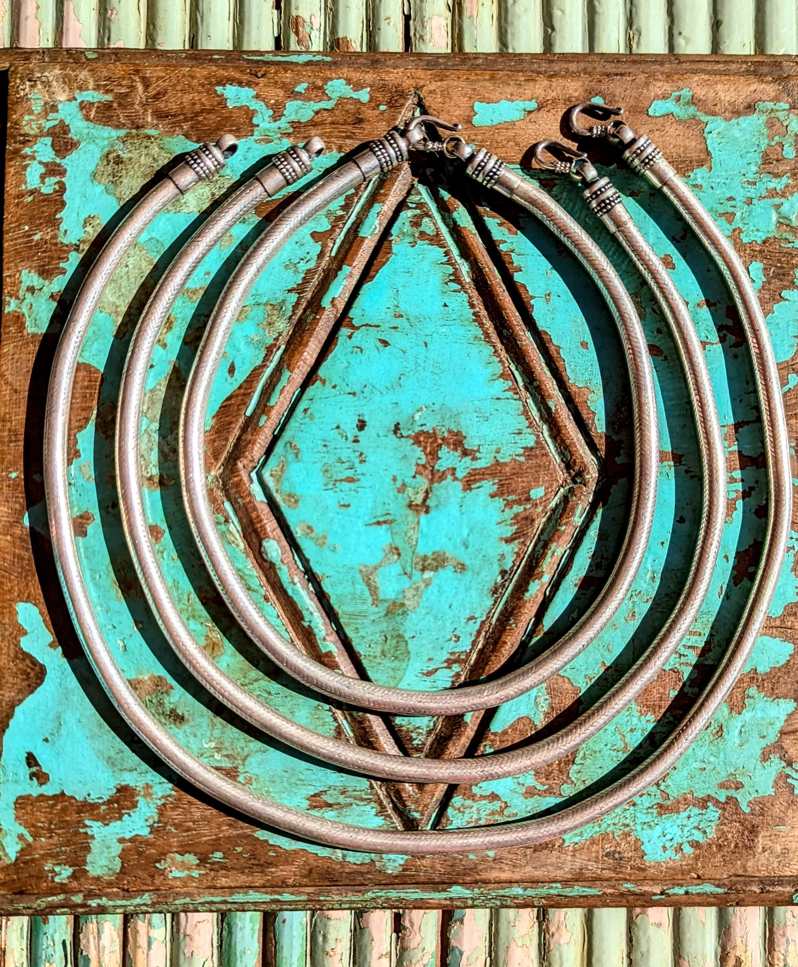 Hand woven chunky snake chain