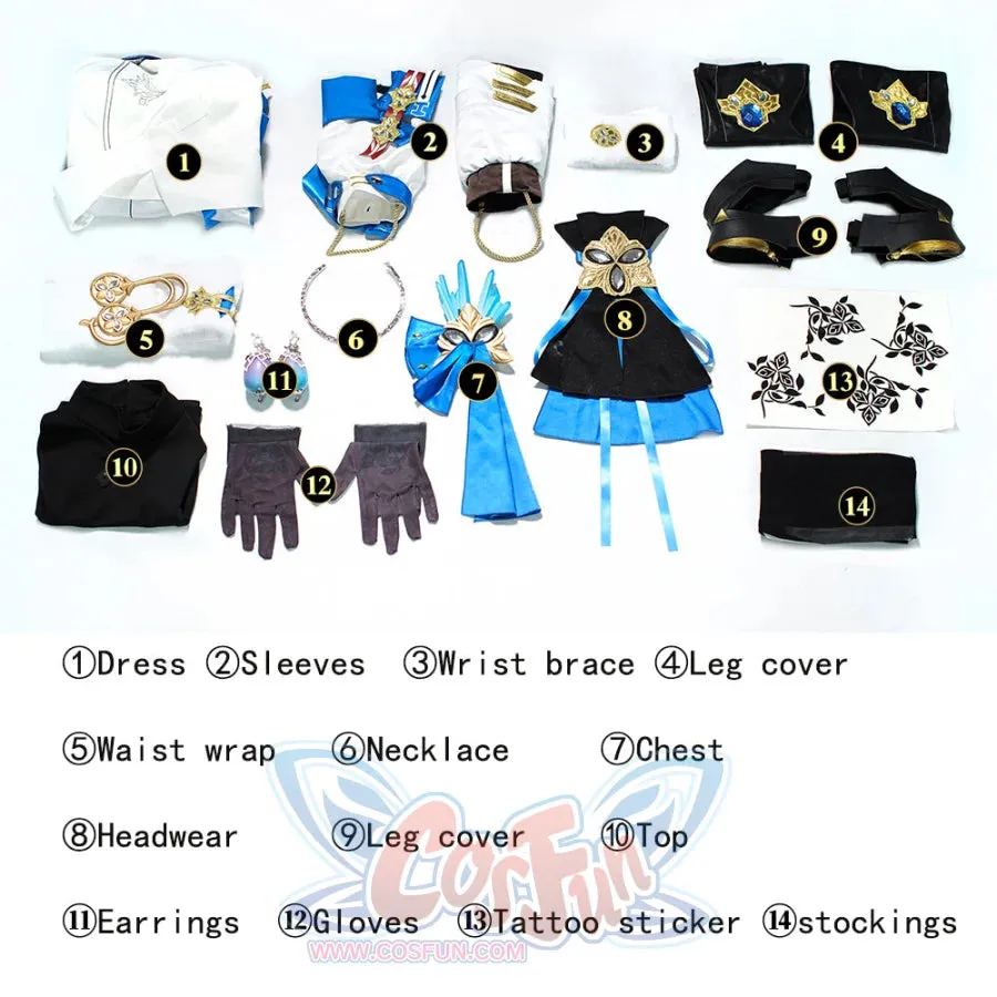 Honkai: Star Rail Bronya Zaychik Cosplay Costume C08163 AA
