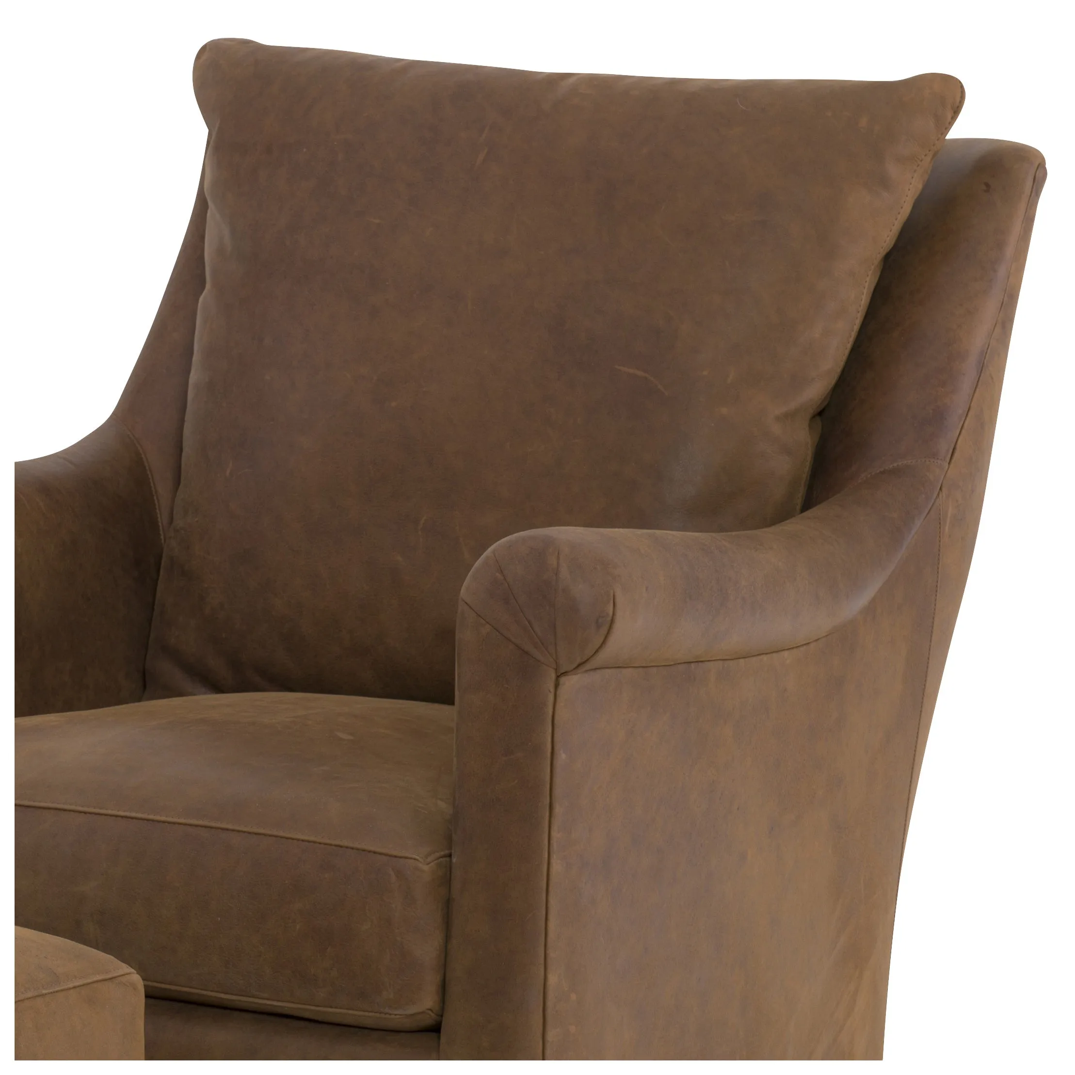 Houston Leather Swivel Chair
