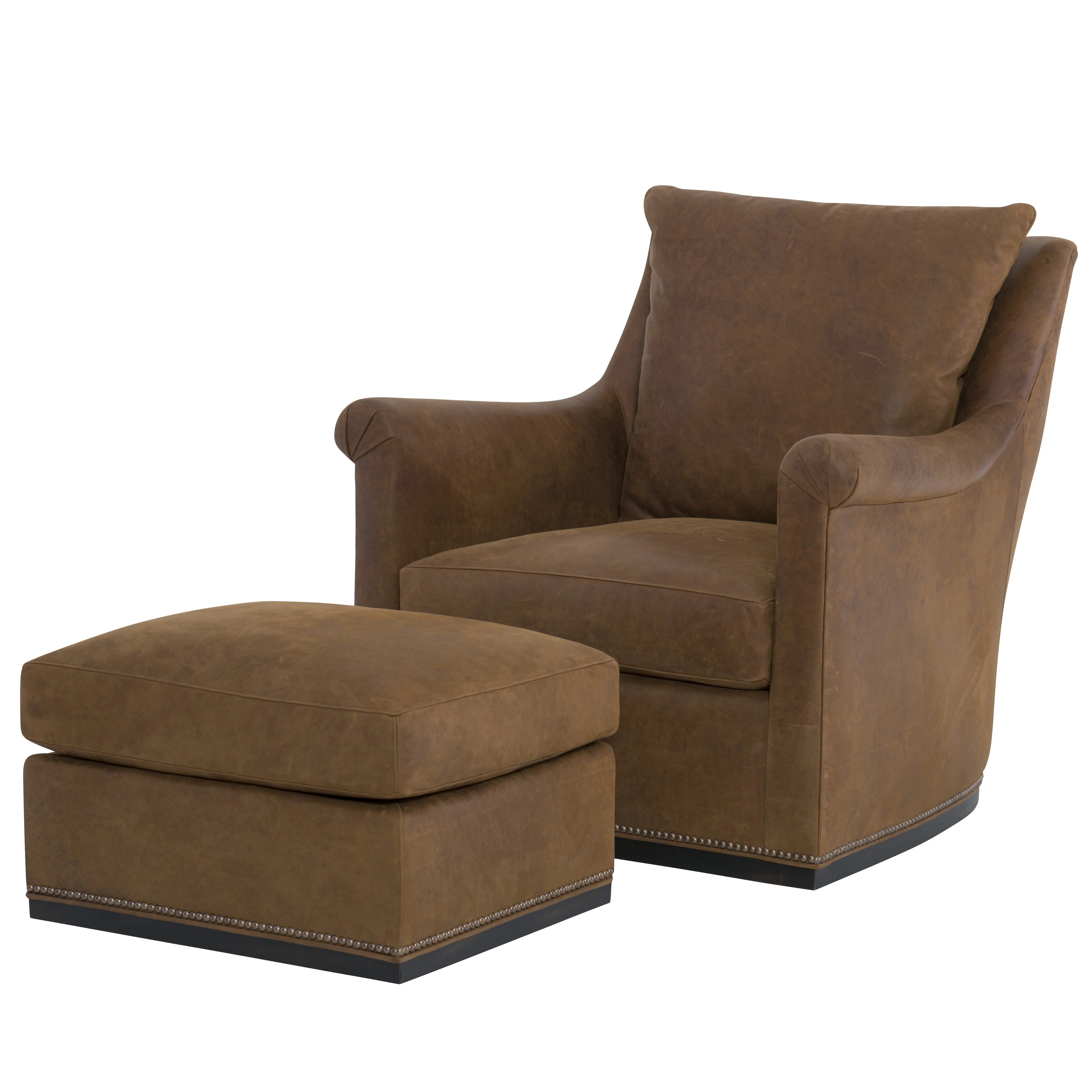 Houston Leather Swivel Chair