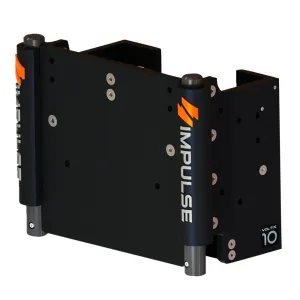 IMPULSE XL 10" Set Back Electric Jack Plate w/Standard Control - Black Anodize [75073-B]