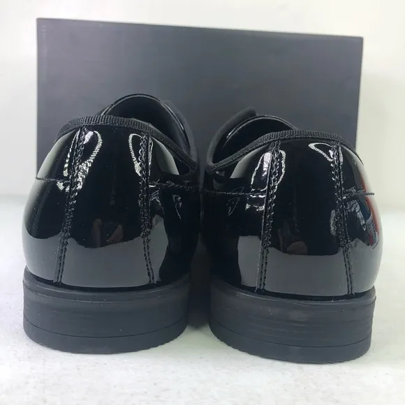 INC International Concepts Curtis Patent Leather Black Derby Shoes