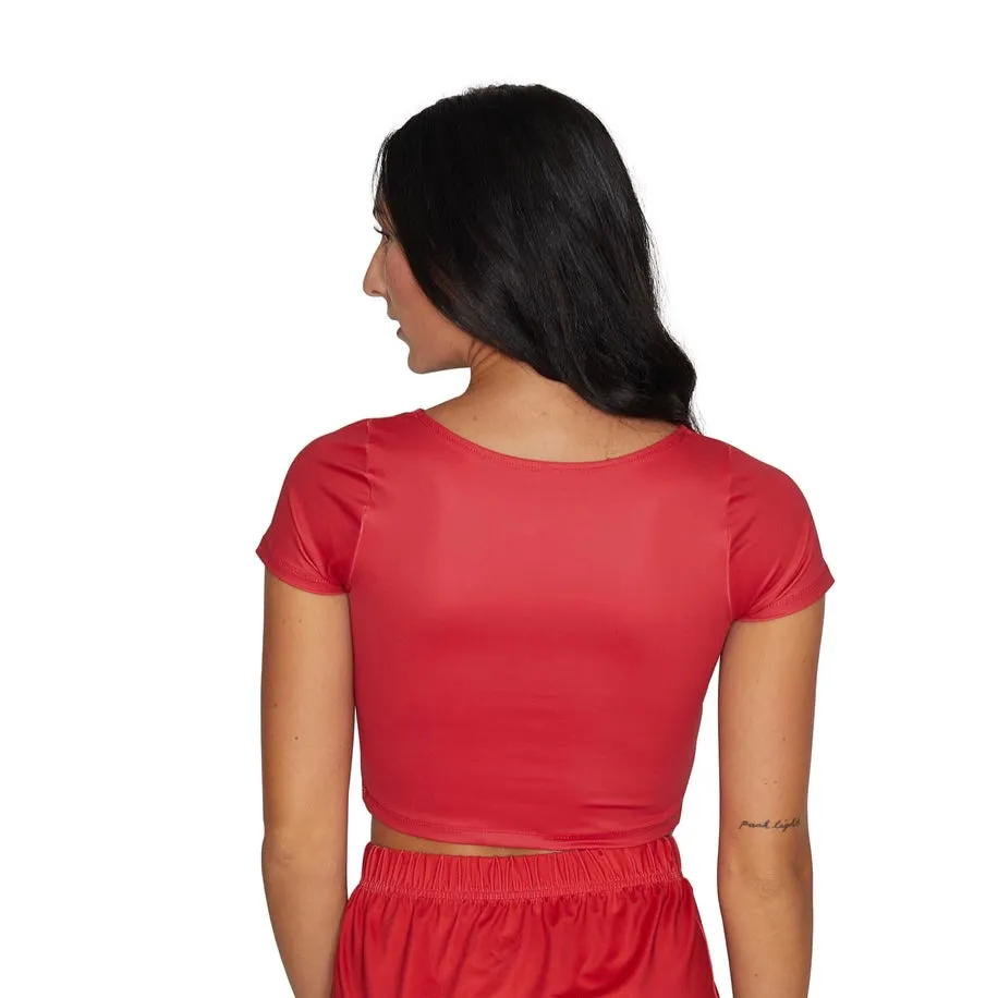 Indiana Hoosiers Crimson Babydoll Tee
