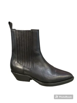 ISabel Marant leather pointy ankle black 37