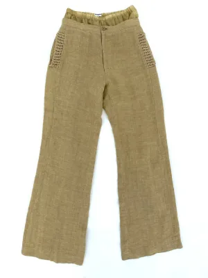 Issey Miyake Plantation Woven & Mesh Pants