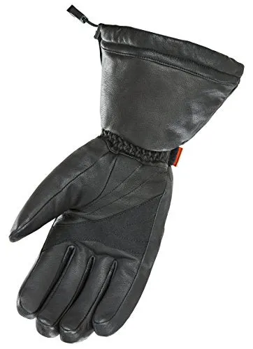 Joe Rocket 1802-062 SnowGear Black Small Extreme Leather Glove,1 Pack