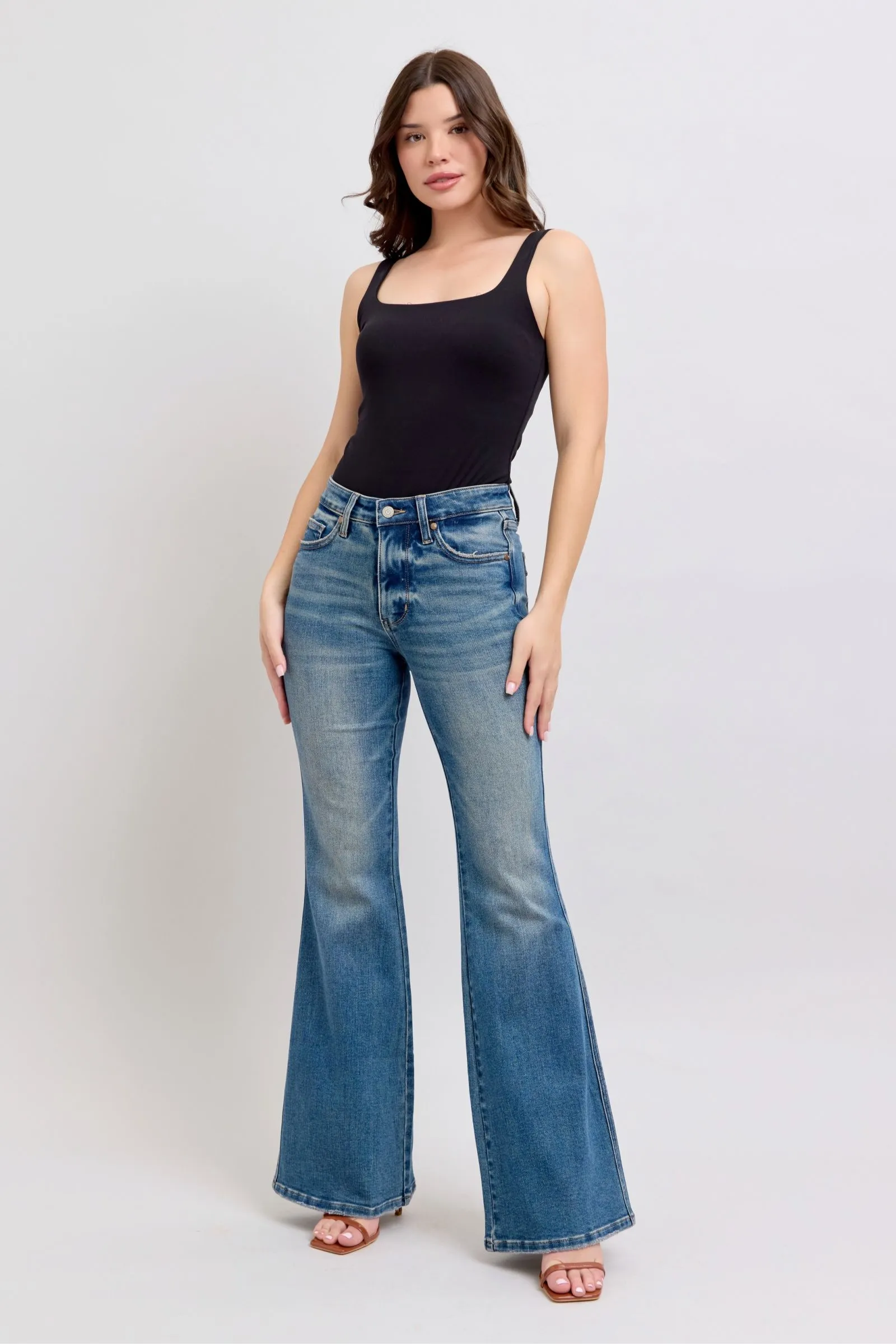 Judy Blue MR Tummy Control Vintage Wash Jeans