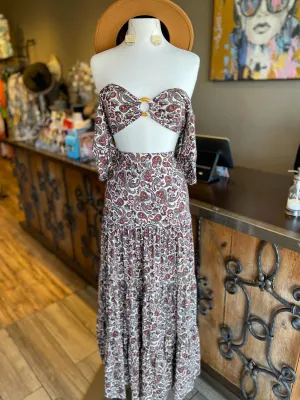 Keyhole Maxi Skirt Set
