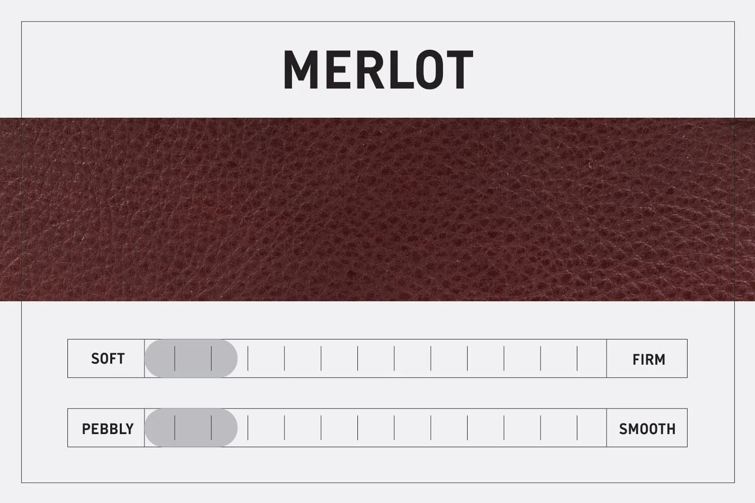 LEATHER TOP ZIPPERED POUCH - SMALL - MERLOT